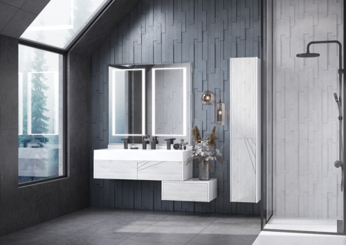 картинка Зеркало AQUATON Сакура 120 двойное (1A249702SKW80) от магазина Сантехстрой