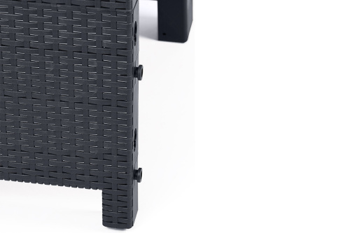 картинка B:Rattan Комплект мебели Arizona Set, антрацит (на 4 персоны) от магазина Сантехстрой