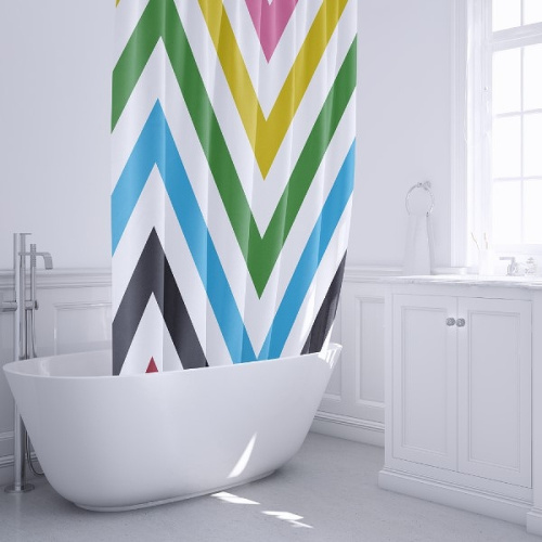 картинка Шторка для ванны Fixsen Twist FX-1569A Мультиколор от магазина Сантехстрой