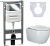 картинка Комплект Ceramica Nova cn3001_1001ch_1000 Белый от магазина Сантехстрой