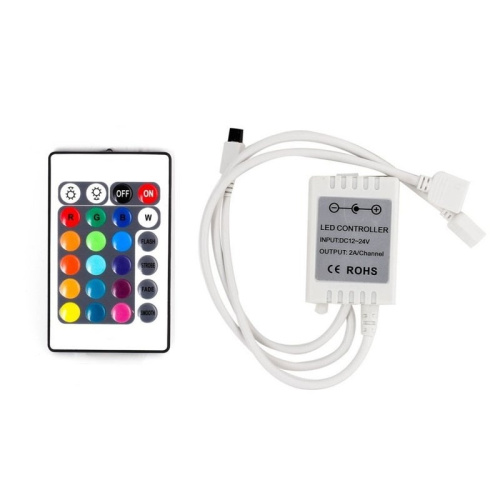 картинка LED RGB контроллер инфракрасный (IR) 12 V/6 A инфракрасный (IR) LAMPER от магазина Сантехстрой