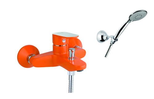 изображение смеситель для ванны fiore 81ox8150 оранжевый