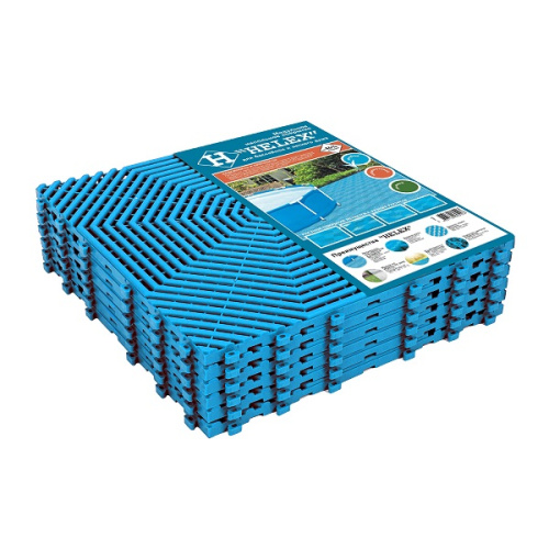 Комплект модульное покрытие Helex - hlb 6шт/уп, голубая - 3 упаковки