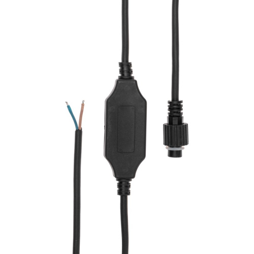 картинка Шнур питания для уличных гирлянд (без вилки) 3А,  цвет провода черный,  IP65 от магазина Сантехстрой