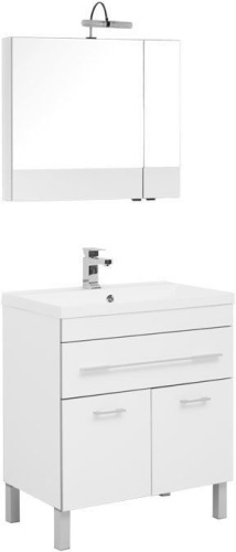 картинка Мебель для ванной Aquanet Верона 75 белый (напольный 1 ящик 2 дверцы) от магазина Сантехстрой