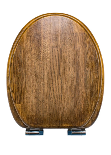 картинка Деревянное сиденье Boston антикварный орех, микролифт хром от магазина Сантехстрой