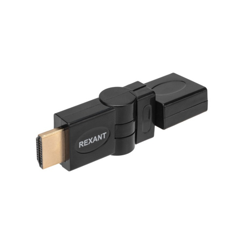 картинка Переходник штекер HDMI - гнездо HDMI,  поворотный REXANT от магазина Сантехстрой