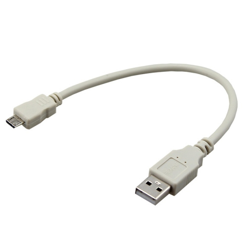 картинка Кабель USB (шт.  micro USB - шт.  USB A) 0.2 метра,  серый REXANT от магазина Сантехстрой