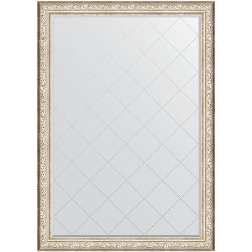 картинка Зеркало Evoform Exclusive-G 190х135 BY 4512 с гравировкой в багетной раме - Виньетка серебро 109 мм от магазина Сантехстрой