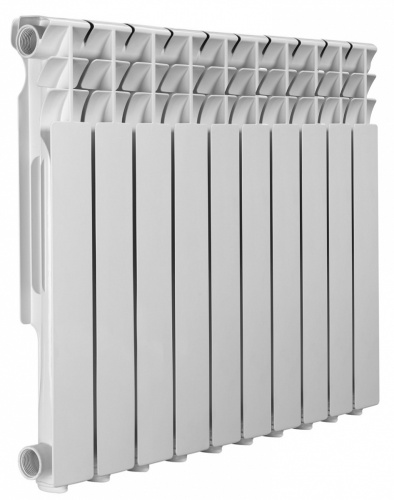 картинка Радиатор алюминиевый AZARIO AL500/80 10 секций, белый (AL500/80/10) от магазина Сантехстрой