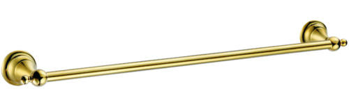 картинка Полотенцедержатель Azario ELVIA трубчатый одинарный, золото (AZ-91101G) от магазина Сантехстрой