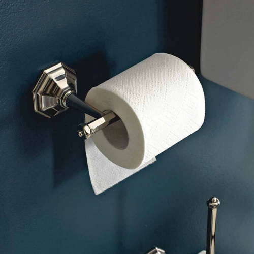 картинка Sbordoni Deco Держатель для туалетной бумаги, цвет: никель/белый от магазина Сантехстрой