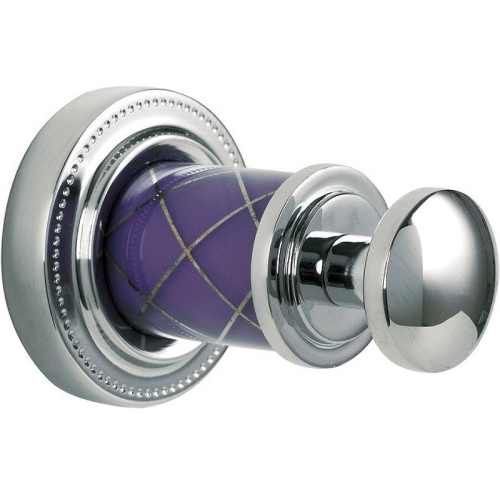 картинка Крючок Boheme Murano 10906-V-CR Хром Фиолетовый от магазина Сантехстрой