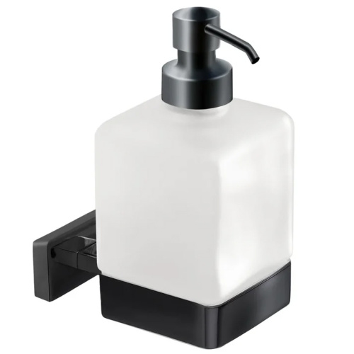 картинка Дозатор для жидкого мыла Inda Lea A18120NE21 Черный матовый от магазина Сантехстрой