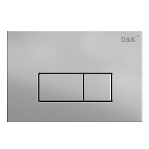картинка Клавиша смыва D&K Rhein (арт.инсталл DI8050127), матовый хром (DB1499002) от магазина Сантехстрой