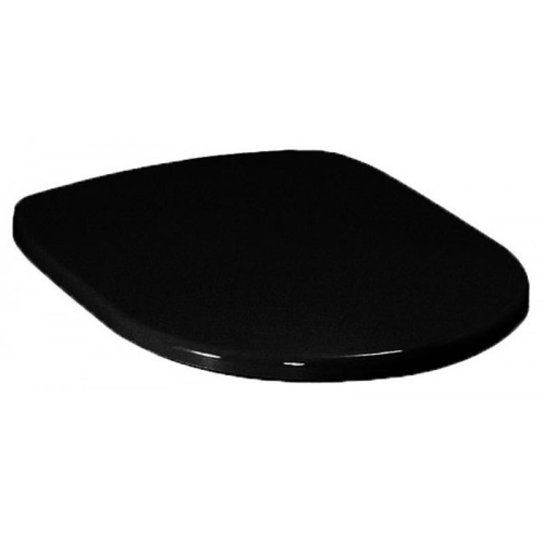 картинка Artceram AZULEY сиденье для унитаза, цвет черный с шарнирами золото (микролифт) (акция на товар из наличия) от магазина Сантехстрой