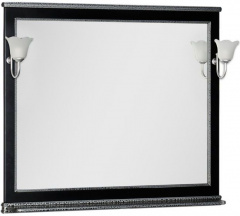картинка Зеркало Aquanet Валенса 110 00180296 Черное от магазина Сантехстрой