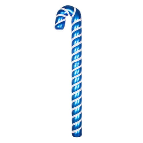 картинка Елочная фигура Карамельная палочка 121 см,  цвет синий/белый от магазина Сантехстрой
