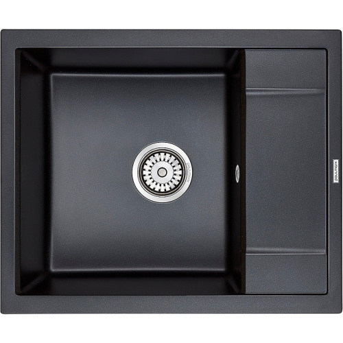 картинка Кухонная мойка Paulmark Optimum 60 PM216050-BLM Черный металлик от магазина Сантехстрой