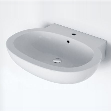 картинка Раковина, CIELO, Easy Bath, шгв 650*520*175, цвет-белый от магазина Сантехстрой
