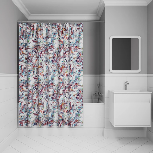картинка Штора для ванной IDDIS Base 200x180 см, Полиэстер (BX05P18i11) от магазина Сантехстрой