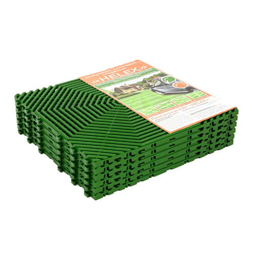 Комплект модульное покрытие Helex - hlз 6шт/уп, зеленый - 5 упаковок