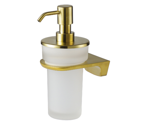картинка Дозатор для жидкого мыла WasserKRAFT Aisch K-5999 Золото матовое от магазина Сантехстрой