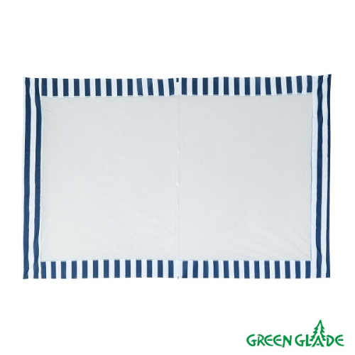 картинка Стенка для садового тента Green Glade 1,95х2,95м полиэстер с москитной сеткой синяя от магазина Сантехстрой