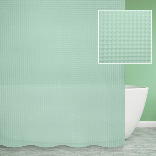 картинка Штора для ванной комнаты Savol S-3DG от магазина Сантехстрой