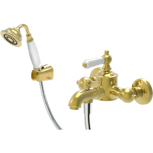 изображение смеситель для ванны bravat f675109g-b золото