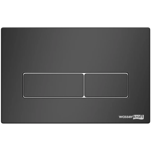 картинка Смывная клавиша WasserKRAFT черный матовый MB03 от магазина Сантехстрой