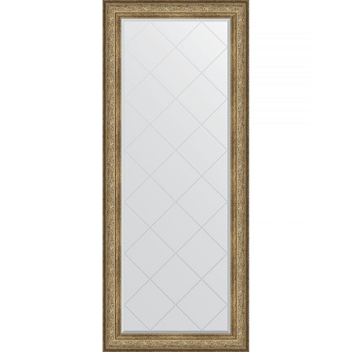 картинка Зеркало Evoform Exclusive-G Floor 205х85 BY 6335 с гравировкой в багетной раме - Виньетка античная бронза 109 мм от магазина Сантехстрой