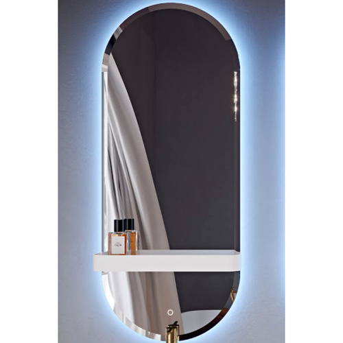 картинка Зеркало Cezares 45 45095 с подсветкой с сенсорным выключателем от магазина Сантехстрой