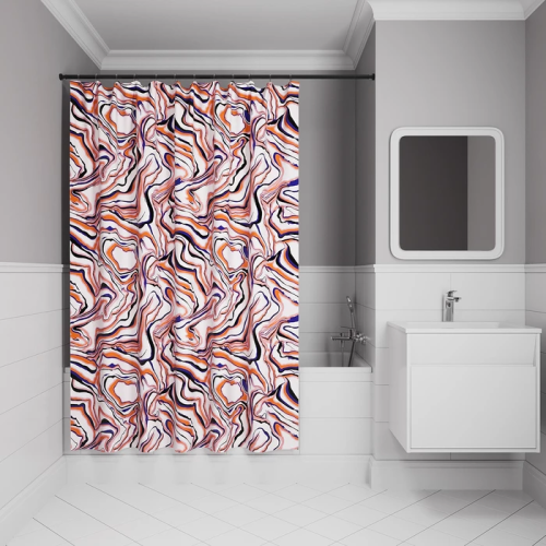 картинка Штора для ванной IDDIS Base 200x180 см, Полиэстер (BX01P18i11) от магазина Сантехстрой