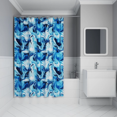 картинка Штора для ванной IDDIS Base 200x180 см, Полиэстер (BX04P18i11) от магазина Сантехстрой