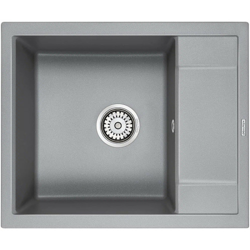 картинка Мойка кварцевая OPTIMUM, PM216050-GRM, серый металлик, 600х500 мм, Paulmark от магазина Сантехстрой