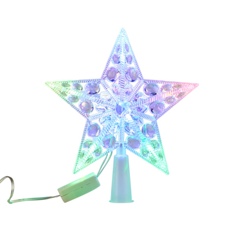 картинка Фигура светодиодная Звезда на елку цвет: RGB,  10 LED,  17 см от магазина Сантехстрой
