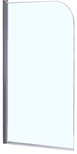 картинка Шторка для ванны Loranto SUNWAY 65х120 цвет профиля хром (CS-F01 120*65) от магазина Сантехстрой