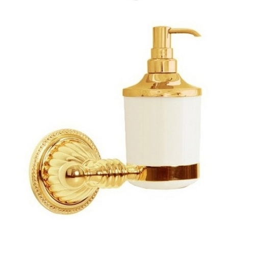 картинка Дозатор для жидкого мыла Boheme Hermitage 10367 Золото от магазина Сантехстрой