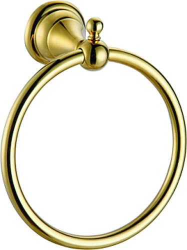 картинка Полотенцедержатель Azario ELVIA кольцо, золото (AZ-91111G) от магазина Сантехстрой