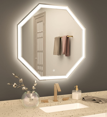 картинка Зеркало с подсветкой ART&MAX ARGO AM-Arg-700-700-DS-F от магазина Сантехстрой