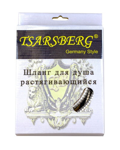 картинка Шланг для душа TSARSBERG 150см 1,2"х1/2" (имп/имп) (TSB-150ii) от магазина Сантехстрой