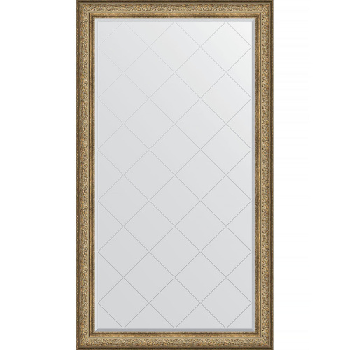 картинка Зеркало Evoform Exclusive-G Floor 205х115 BY 6375 с гравировкой в багетной раме - Виньетка античная бронза 109 мм от магазина Сантехстрой