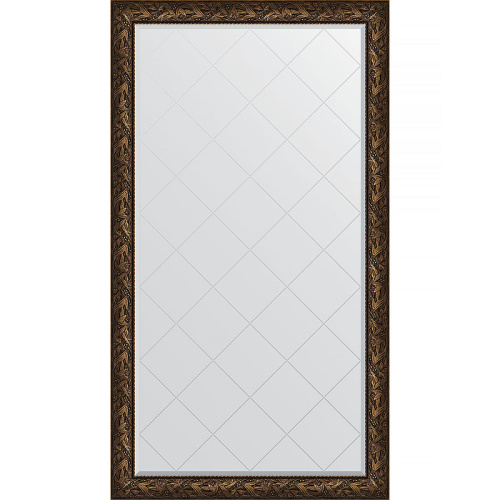 картинка Зеркало Evoform Exclusive-G Floor 203х114 BY 6366 с гравировкой в багетной раме - Византия бронза 99 мм от магазина Сантехстрой