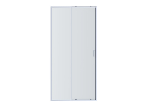 картинка AQ ARI RA 12020BL Душевая дверь двухэлементная, раздвижная1200x2000 профиль черный, стекло прозрачное от магазина Сантехстрой