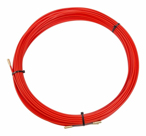 картинка Протяжка кабельная REXANT (мини УЗК в бухте),  стеклопруток,  d=3,5 мм 30 м,  красная от магазина Сантехстрой