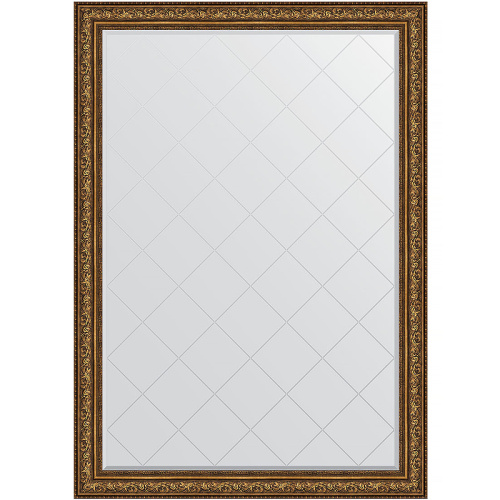 картинка Зеркало Evoform Exclusive-G 190х135 BY 4513 с гравировкой в багетной раме - Виньетка состаренная бронза 109 мм от магазина Сантехстрой