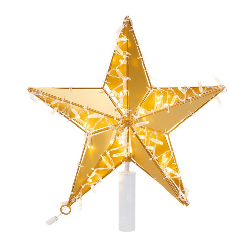 картинка Светодиодная фигура Звезда 50 см,  80 светодиодов,  с трубой и подвесом,  цвет свечения теплый белый NEON-NIGHT от магазина Сантехстрой