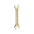 картинка Ключ рожковый 10х11мм,  желтый цинк REXANT от магазина Сантехстрой