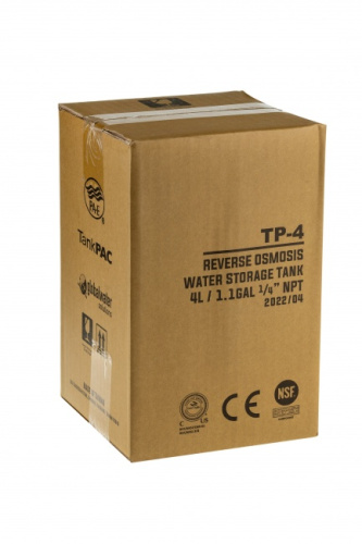 картинка Накопительный бак TP-4 1 gal (4 л) TankPac metal  1/4'' NPT (кран в комплекте) от магазина Сантехстрой
